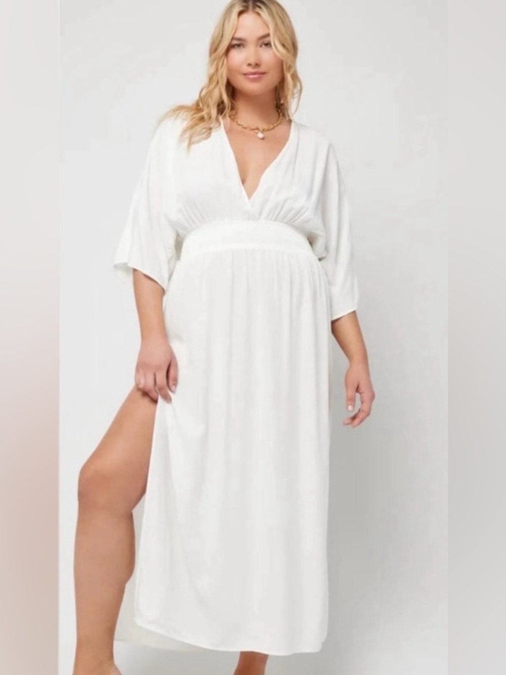 XL⭐️NWT L*Space Cream Sungazer Maxi Waist stretch 21” Comfortably
